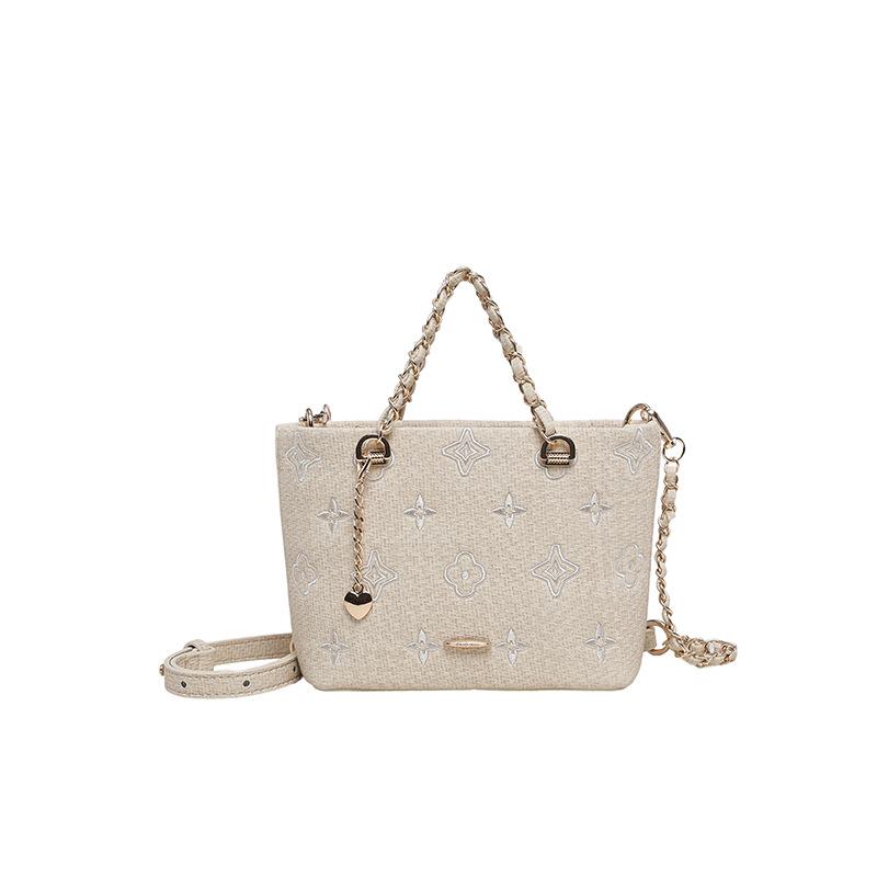 Women's Stylish Embossed Crossbody Bag: Trendy, Versatile, Large Capacity Shoulder & Commuting Bucket Bag