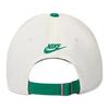 Nike Embroidered Futura Logo Cotton Baseball Cap Unisex caps Canvas-White Peacock-Green FB5370-138