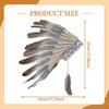 Feather Indian Headdress Hat for Cosplay Stage Show Fancy Dress Halloween