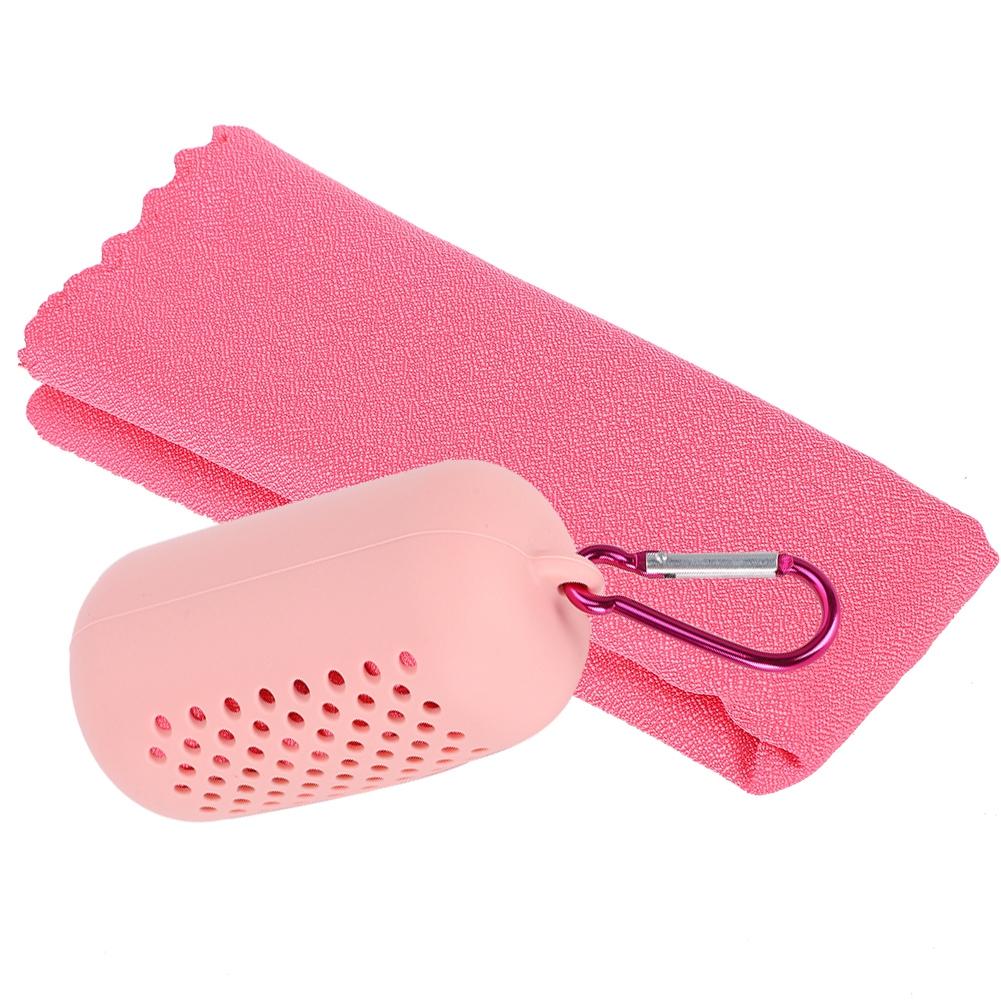 Tragbares Mikrofaser Schnelltrocknendes Reise Sport Kühl Duschhandtuch für Outdoor Camping