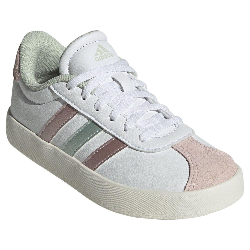 adidas Vl Court 3.0 Sneakers Suede Synthetic White