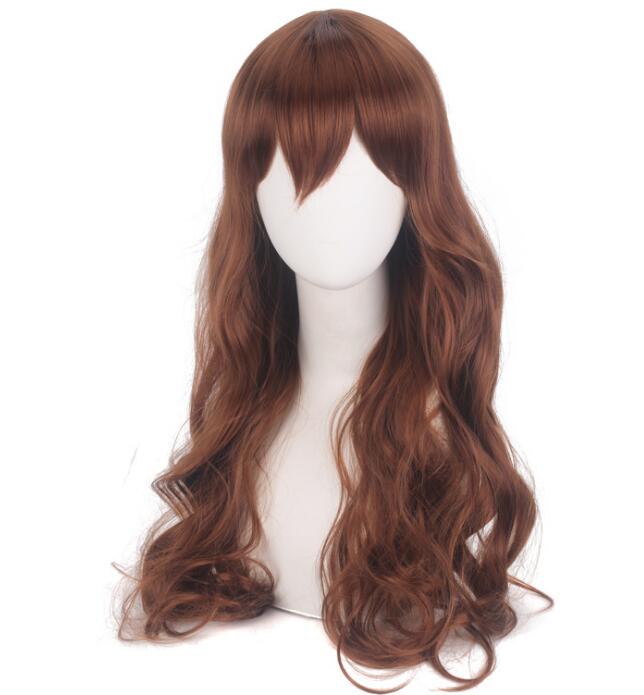 

Коричневый длинный вьющийся парик 70 см, костюм Хори Кёко Кёко для косплея, термостойкие синтетические волосы, парики Хори-сан Миямура-кун Хоримия 67-70cm коричневый