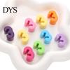 Large Hole Beads 5Pcs DIY Acrylic Bubble Number Beads, 0-9 Chunky Kit Colorful Spacer for Crafting Projects