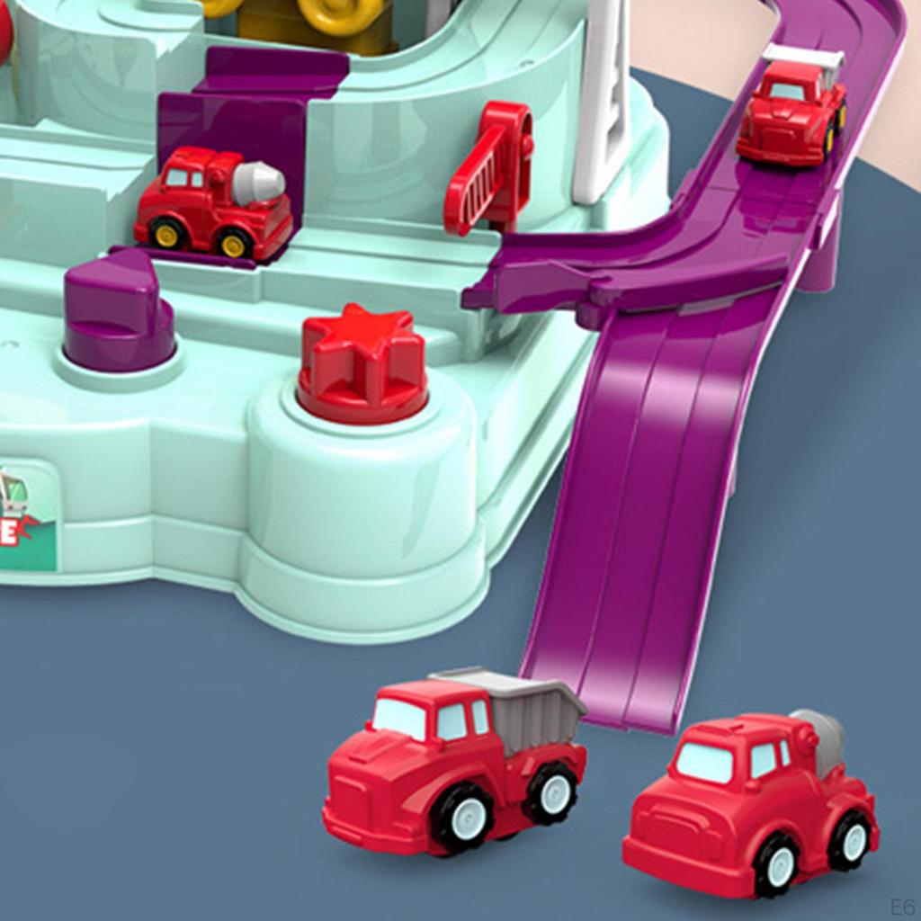 Car Adventure Toy, Race Track Toy Set Road Racing Puzzle Model Toys Rail for Toddlers Kids