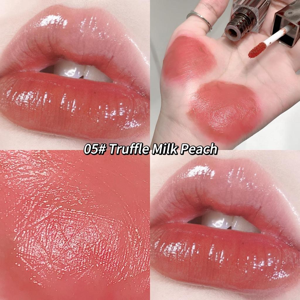 SHAQINUO 6-color Water Light Lip Gloss Moisturizing And Smooth Texture Long-lasting Lip Glaze Easy To Color Lipstick