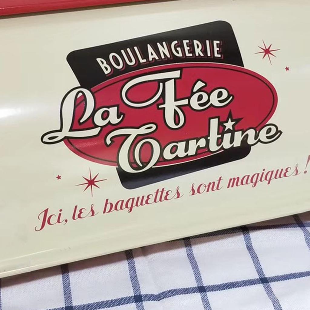 Metal Bread Box Large Capacity Excellent Sealing Keep Freshness Easy To Clean Bread Bin Container