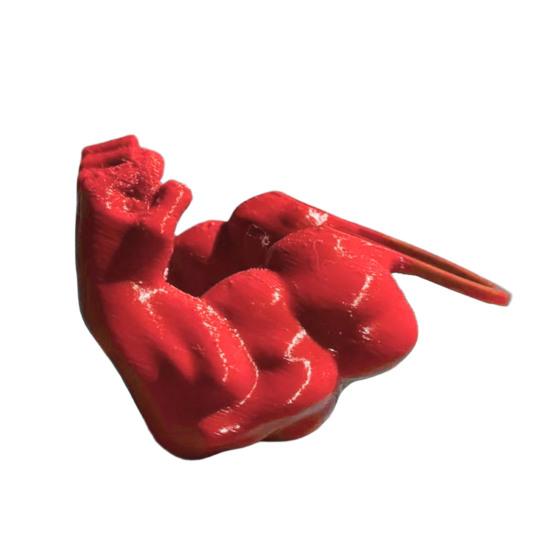 

Игрушки-имитации куриных лап для домашних кур, сжатый в кулак средний палец, поднятый вверх, многофункциональная игрушка-шутка для птиц, уток, гусей A красный