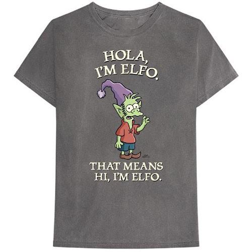 Men s Disenchantment Hola I m Elfo T-shirt Large Grey XXXL
