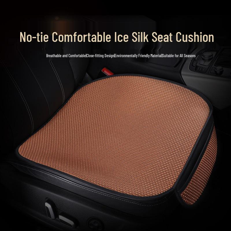 All-Season Ice Silk Non-Slip Car Seat Cushion
