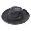 French Style Trilby Hat for Adult Male Christmas Formal Gathering Carnivals Derby Hat Winter Autumn Hat for Female