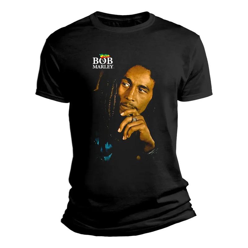 Playera Bob Marley Cantante Reggae Legend S разноцветный