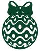 Ś14 Christmas Pendant OPENWORK Decoration CHRISTMAS