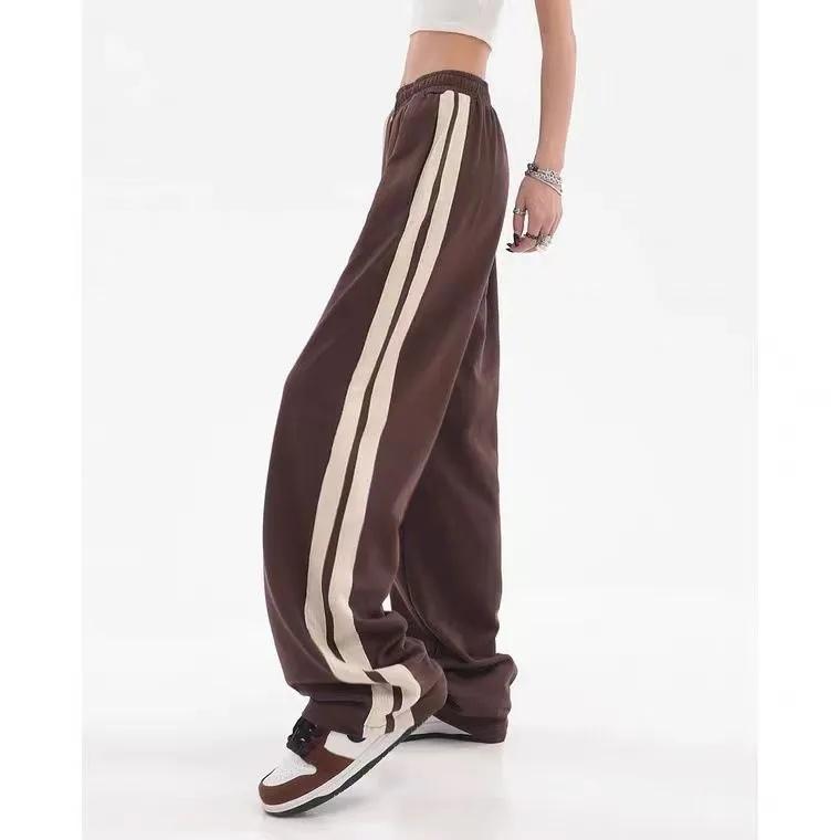 Свободные прямые спортивные штаны 2XL