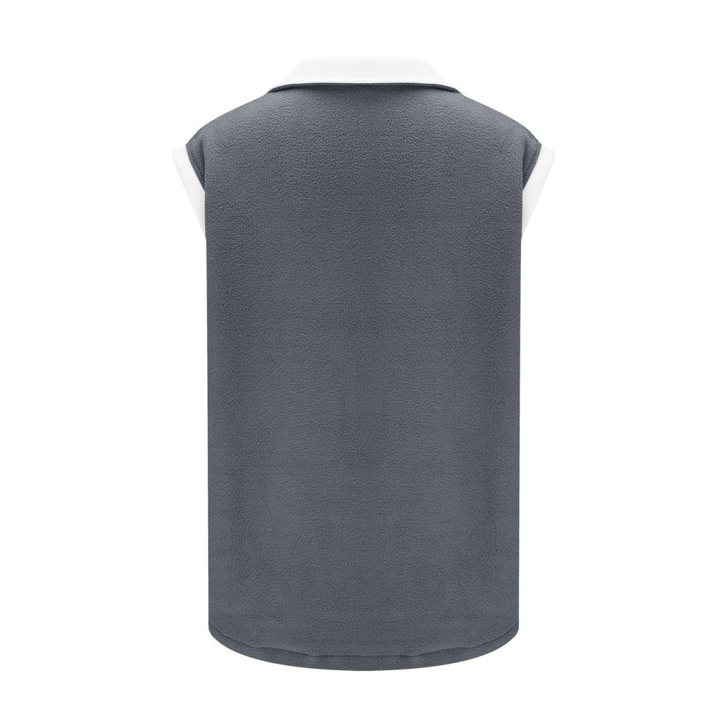 Women's Jacket With Zipper And Hooded Casual Vest Coat