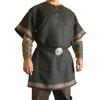 Viking Medieval Nordic Pirates Red Color Renaissance Fashion Jacket Cosplay Clothing