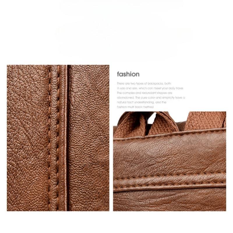 Mochila de Hombro Vintage Grande para Mujer