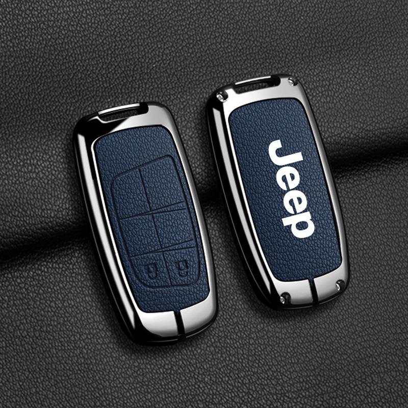 Jeep Compass, Renegade, Cherokee, Grand Commander Car Key Cover Buckle Shell