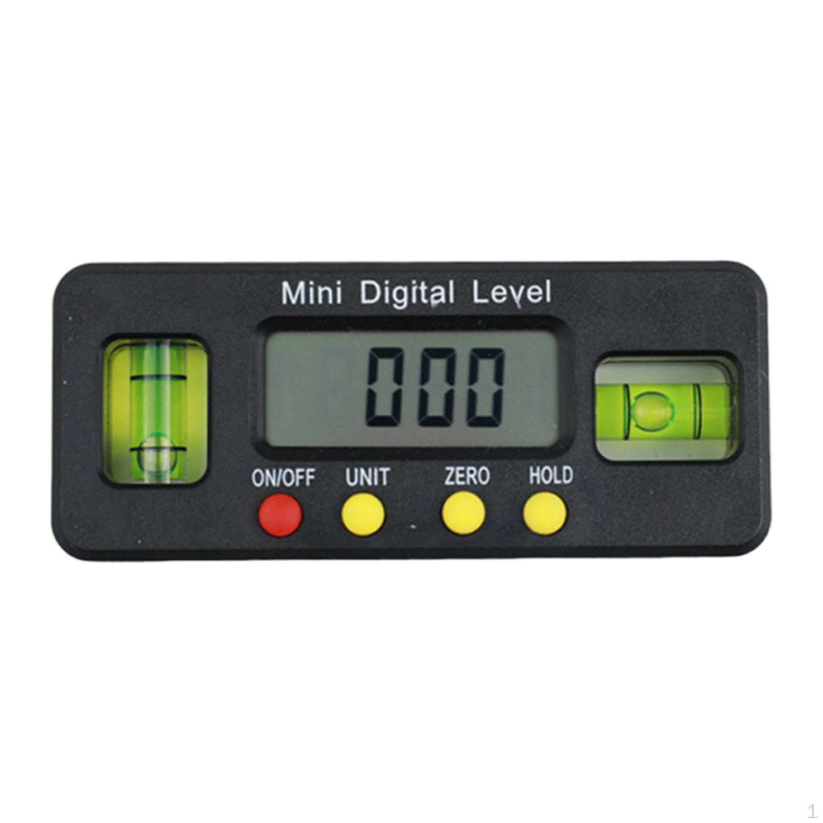 

4×90 Degree Digital Inclinometer with Display, Precision Gauge, Angle for Woodworking And DIY 10cmx4.1cm