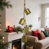Hanging Bell Decoration Handmade Bell Decor Rustic Vintage Cow Bell Cluster Hanging Decoration for Home Christmas Party Wall