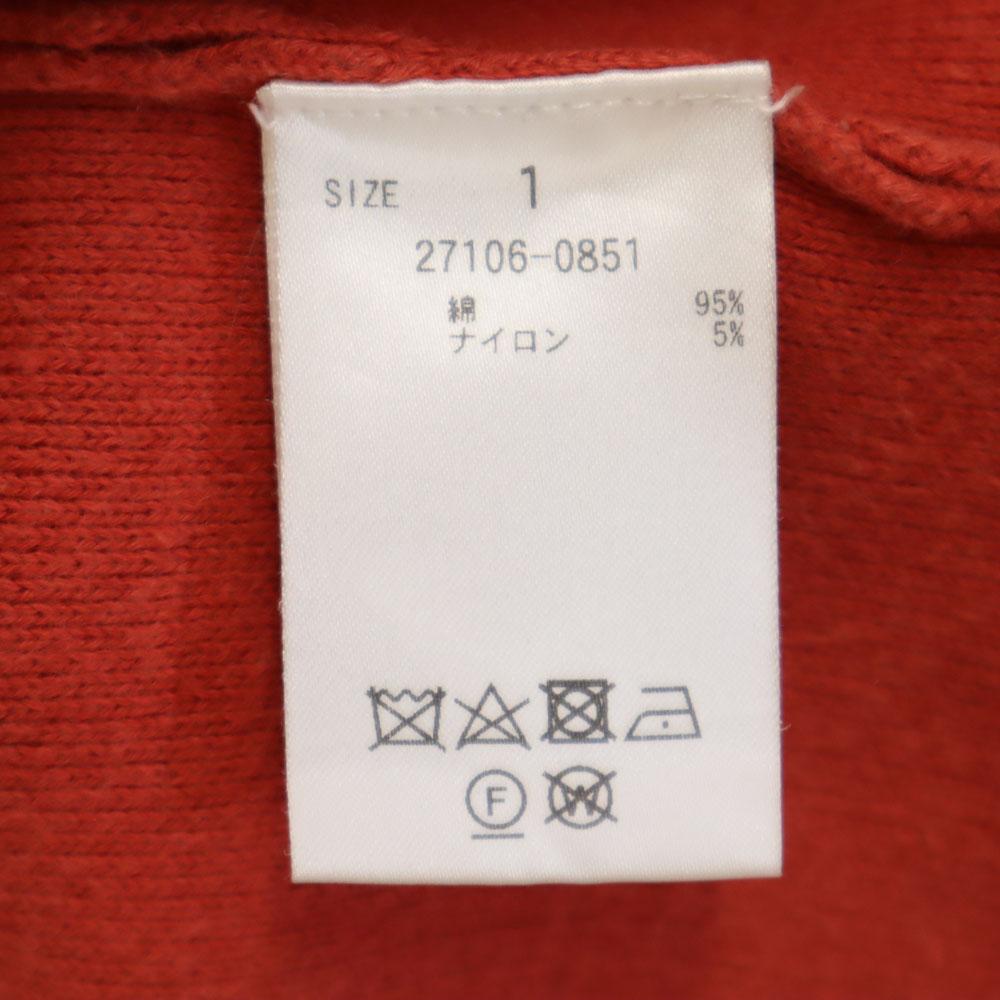 CLANE HOMME Long Sleeve Sweater 1 Vermilion Knit Men's Used