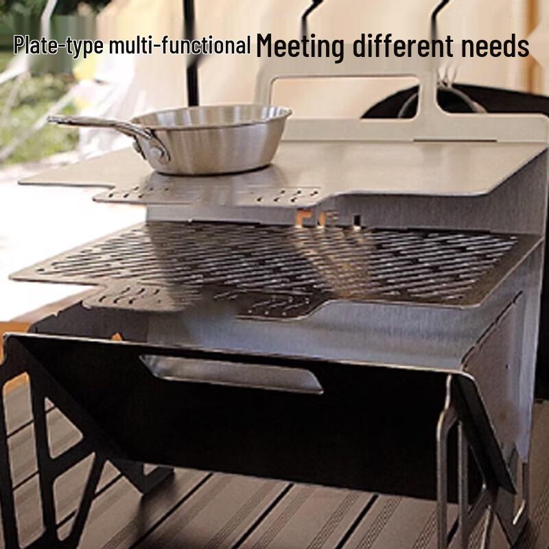 Portable Folding Stainless Steel BBQ Grill