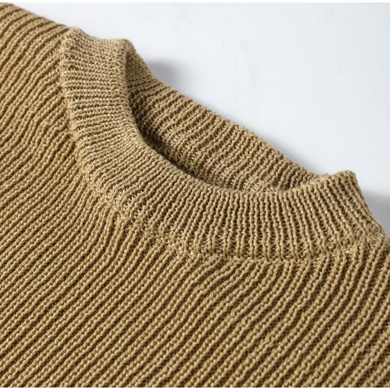 Women Casual Solid Color Knit Sweater Two Piece Set Autumn Winter Thick Round Neck Loose Pullover Wide Leg Pants Matching Sets