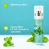 Oral spray, a fruit oral freshener that leaves a lasting fragrance and freshens breath.