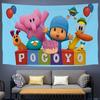 Cartoon PPocoyo Hanging Bohemian Tapestry Hanging Tarot Hippie Wall Rugs Dorm Wall Hanging Home Decor