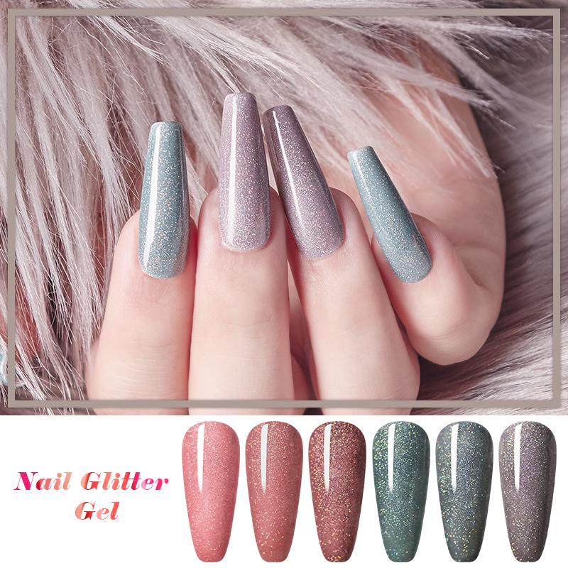 

Лак для ногтей Хамелеон с блестками серии Soak Off Sky УФ-гель для ногтей Дизайн лака