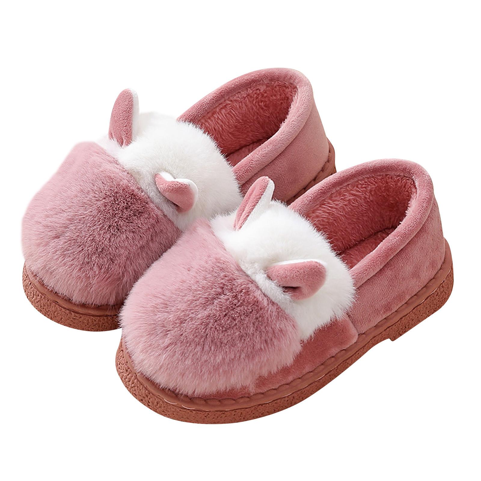 Хлопковые тапочки на каблуке с овечьими ушками и кроличьей шерстью — фото 8