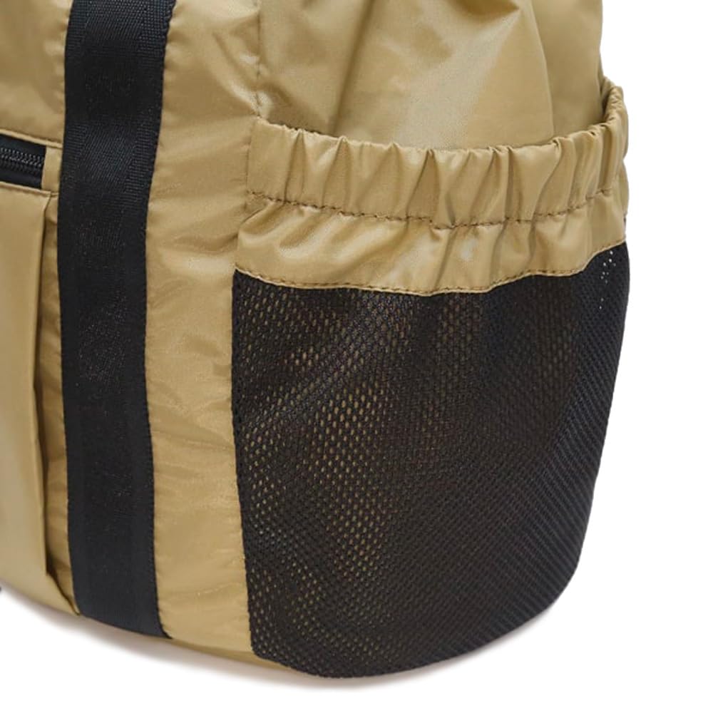 תיק עגלה/תיק יום לתינוק Fredrick Packers 210D Tipi Tote, תיק כתף, תיק טיפול בילדים, קל משקל, קיבולת גדולה, שרוך הידוק דו-כיווני, יוניסקס, שחור