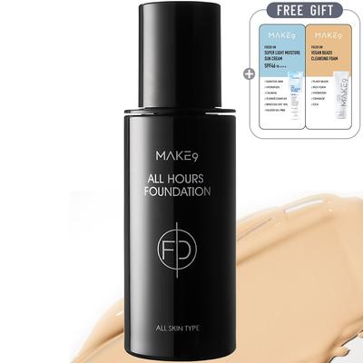 Make Nine Foundation 45ml, Nr. 2 Natural Warm Vanilla, 1 Stück