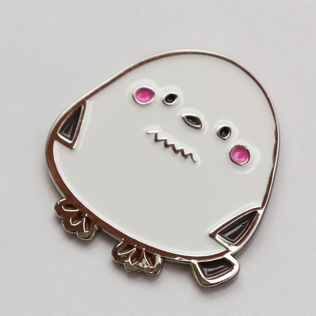 Pin Badge, Long-tailed Tit, Cute Bird, Animal, Alloy, 2.5 X 2.5cm