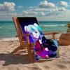 Ultra-Soft Beach Towel with Harley Quinn Theme,Ideal for Pool - Camping, Diving - Perfect Travel Essential, Vibrant Beach Towel.