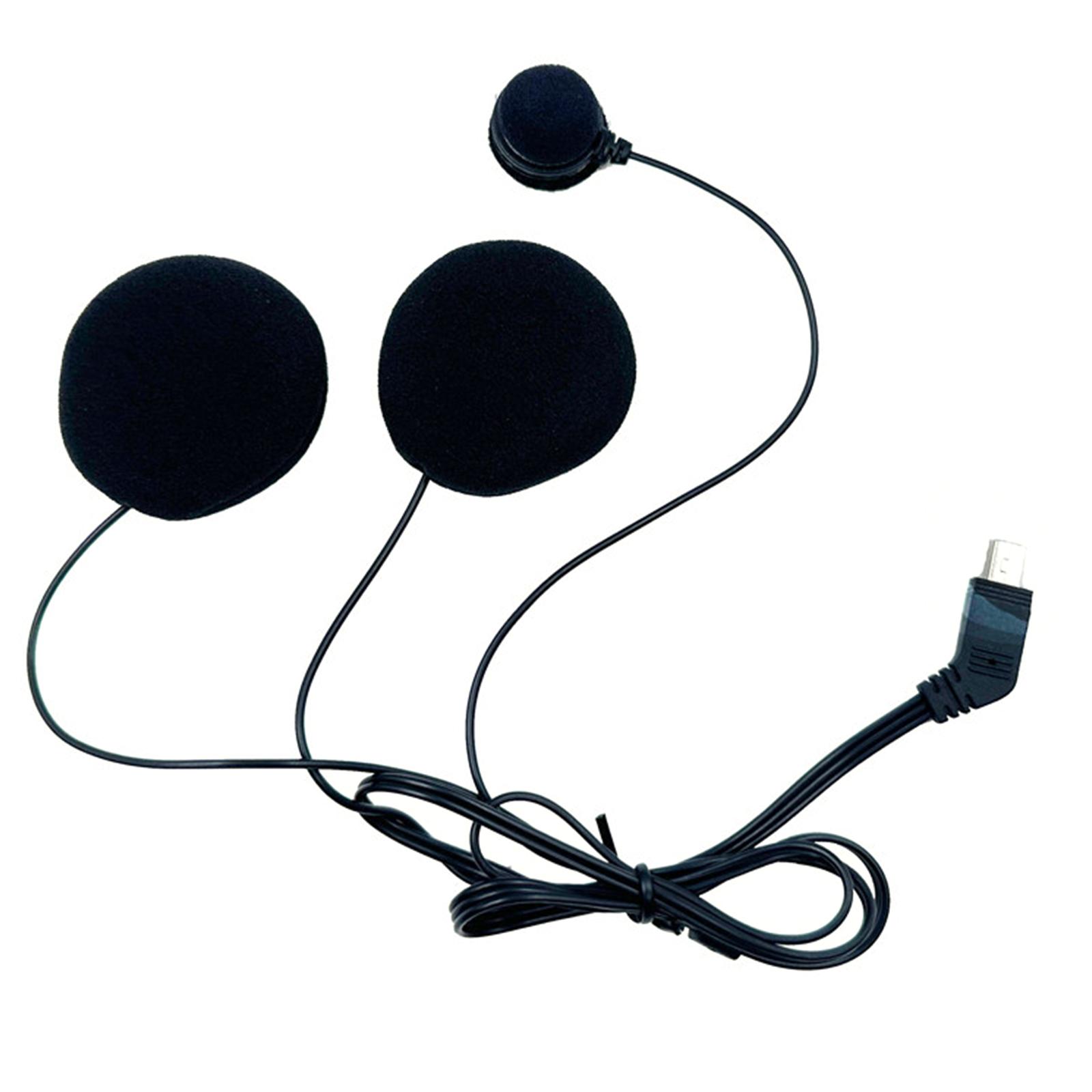 

10Pin Motorcycle Helmet Headset Scooter Headphones Hands Free Talking Connect to GPS MP3 Music Play Calls 1