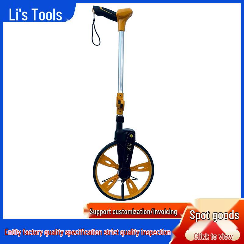 Цифровой дисплей Складное измерительное колесо - Ручное Большое колесо для строительства и инженерии