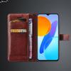 Card Holder Leather Case for Huawei Honor X8 5G 6.5" Pu Leather Flip Cover Honor X8 5G 4G Retro Wallet Fitted Case Fundas Coque
