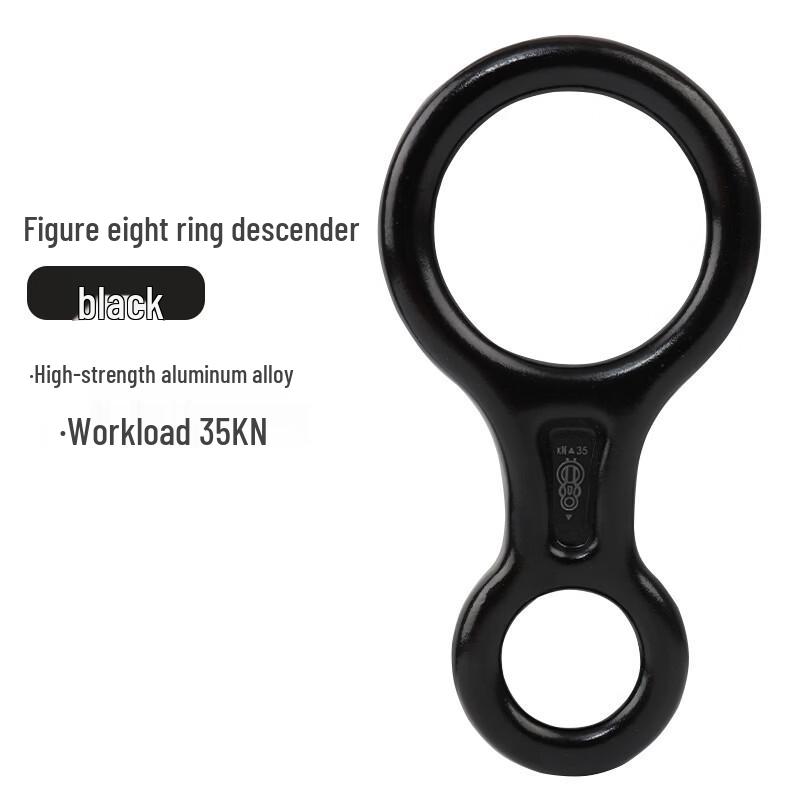 Eight-Ring Descender for High-Altitude Rescue (2-Pack)