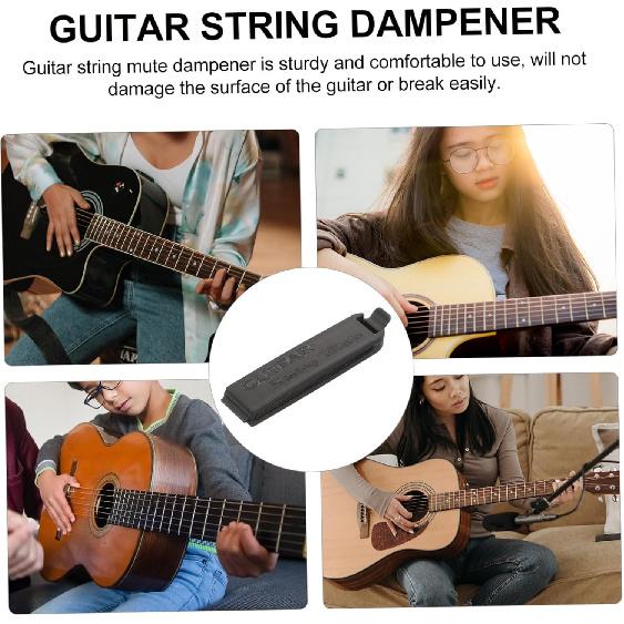 Bass Guitar String Guitar Mute Pad Bass Guitars Strings Sponge Black Bass Guitar String Mute Dampener Guitar String Dampener Mute Electric Guitar