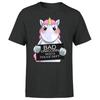 Bad Unicorn Pissed Off Police Department Sign Funny Unisex T Shirt