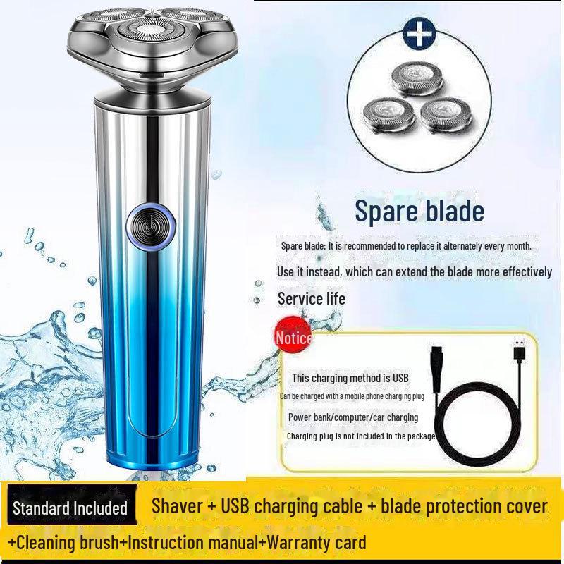 Rechargeable Multifunctional Waterproof Electric Beard Shaver