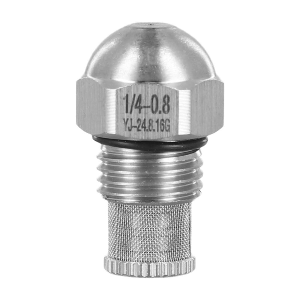 1/4 BSPT Thread Mist Nozzle Stainless Steel with 0 3 1 5mm Orifice Diameter for Dust Cooling and Fog Test Uses