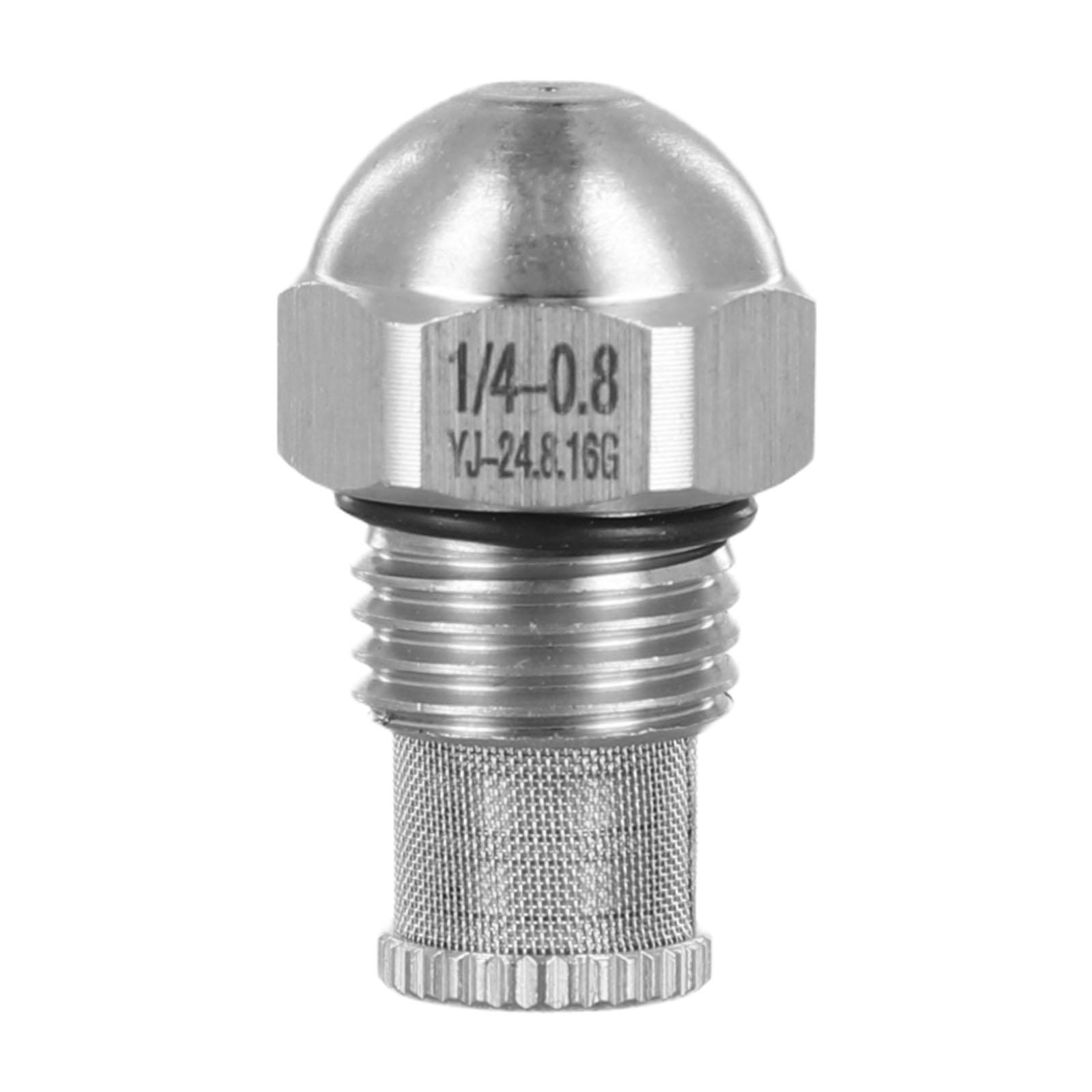 

Fine Atomizing 1/4 BSPT Mist Nozzle 304 Stainless Steel Spray Head 0.3-1.5mm For Lawn Irrigation System Parts
