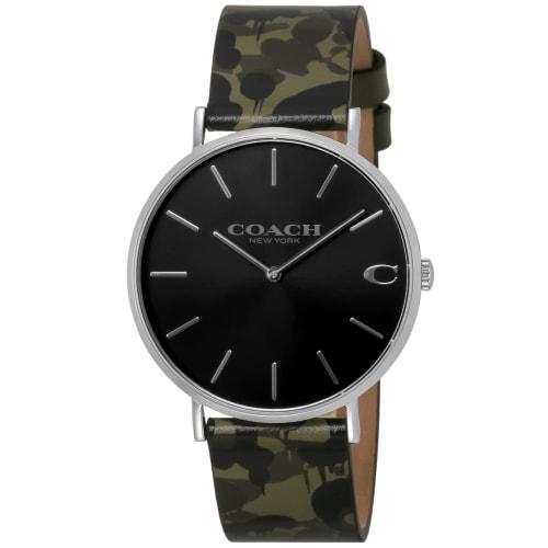 

Coach CHARLES Black Dial Stainless Steel Quartz 41mm Watch for Men (14602154)