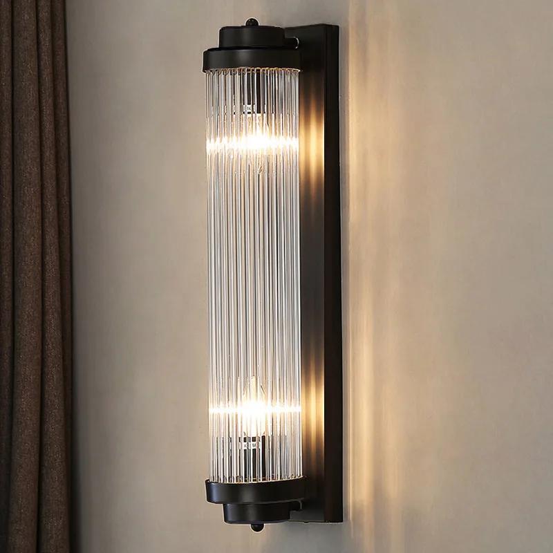 Lighting European Style Light Luxury Wall Lamp Post-modern Simple Creative Personality Home Background Wall Bedroom Bedside Lamp