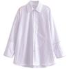 Fashion Style Autumn New Women's Clothing Stylish Versatile Asymmetric Pocket Loose Shirt 8289231 250