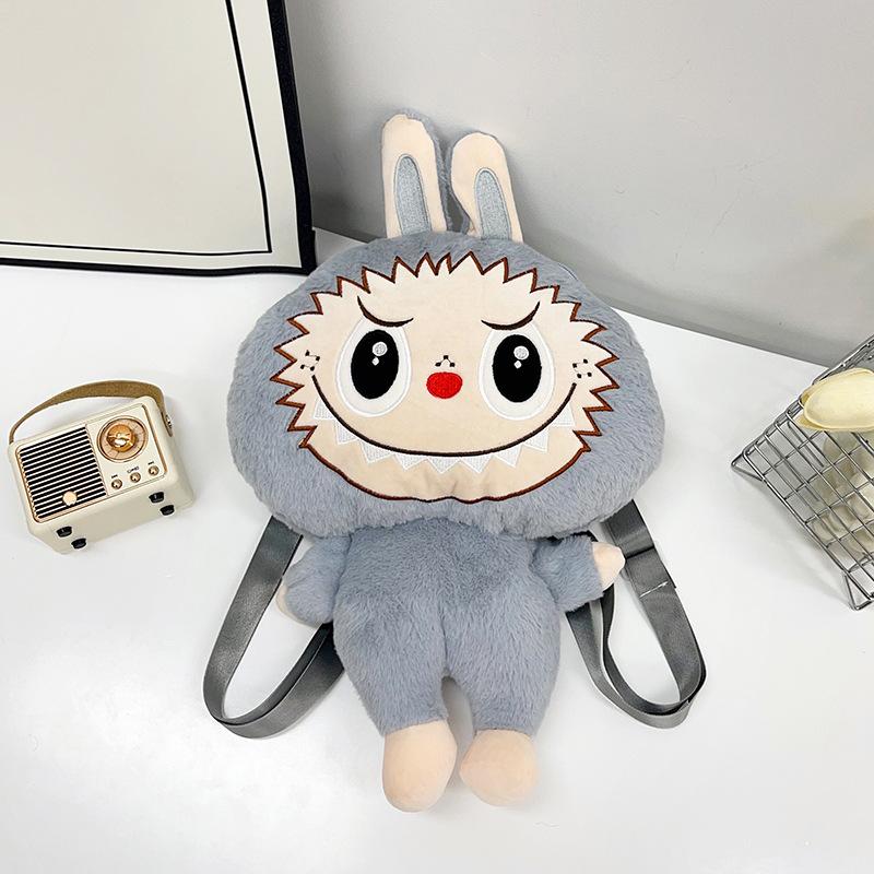 New Japanese Plush Two-dimensional Pain Bag Cute Pull Cloth Large Appetite Plush Pain Bag Shoulder Bag CLE