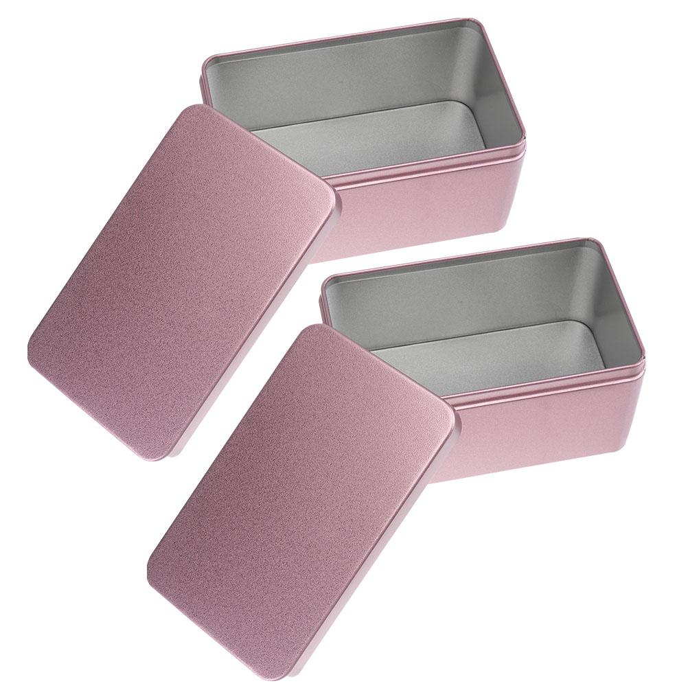 

2 шт. коробка для хранения чая органайзер держатель жесть контейнер для конфет мятные конфеты металлическая канистра прямоугольная дорожная