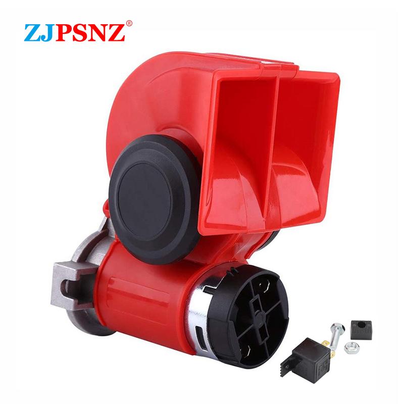 12V 24V Electric Air Horn Dual Tone Horn Kits Waterproof With Compact Horn For Car Auto Motorcycle 132db Super Loud Honking Horn