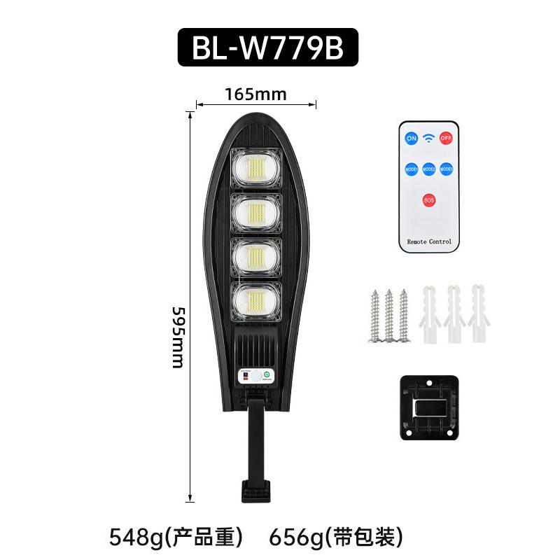 Upgraded 168LED Solar Street Light Outdoor Waterproof LED for Garden Wall Lamp Adjustable Angle Solar Lamp Built-in 10000mAH Hot